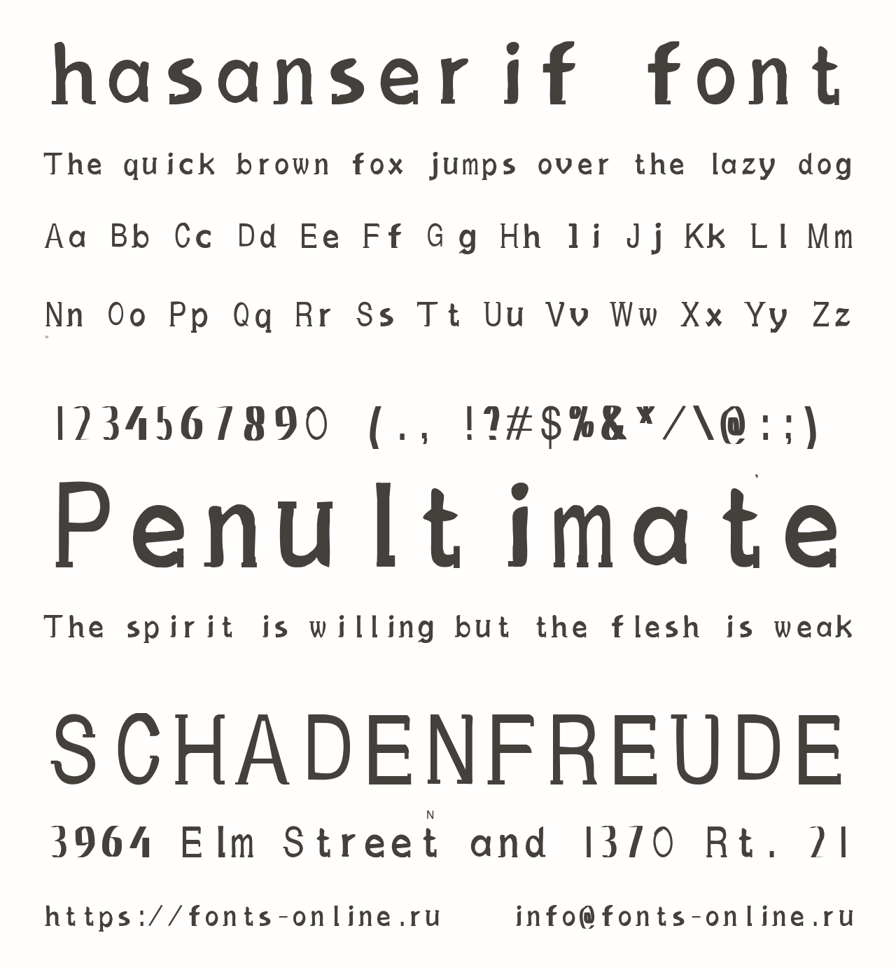 hasanserif font Free Font Download